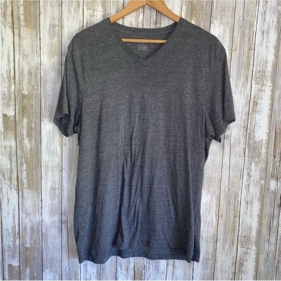 J. Crew Other - J. Crew Slim Washed Grey V Neck Tee